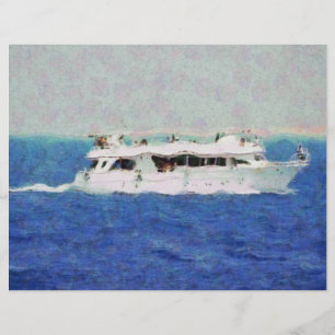 Boat painting flyer