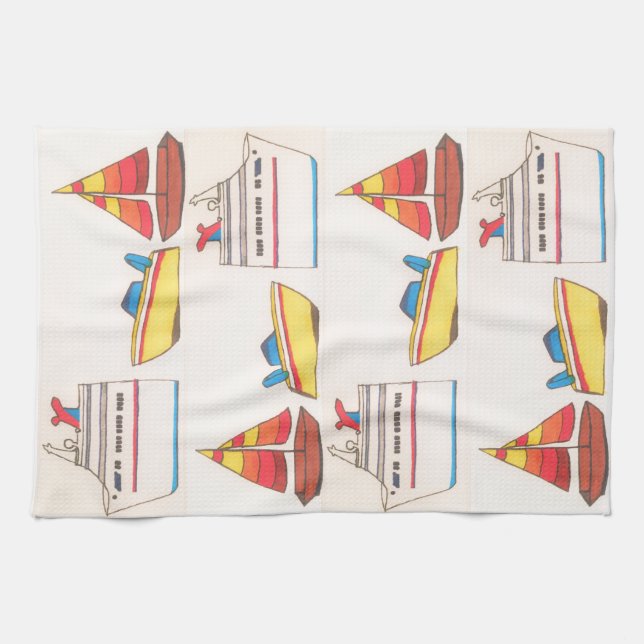 Boat Parade Towel (Horizontal)