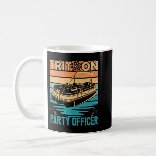 Boat Party Funny Pontoon Tri_toon I Love Boats Coffee Mug