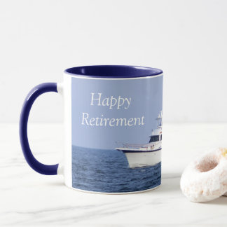 Boat Photo Retirement Mug