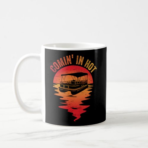 Boat Pontoon Boating Coffee Mug