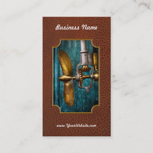Customizable Boat - Propulsion Business Cards
