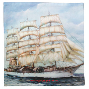 Boat race Cutty Sark/Cutty Sark Tall Ships' RACE Cloth Napkin