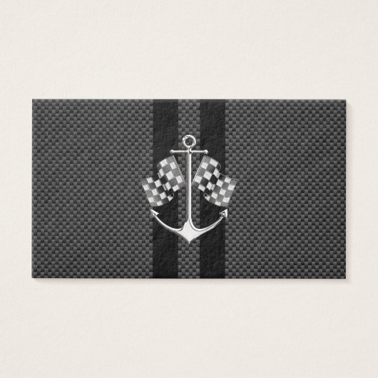 Boat Racing Nautical in Carbon Fiber Style (Front)