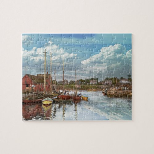 Boat _ Rockport Mass _ Motif Number One _ 1906 Jigsaw Puzzle