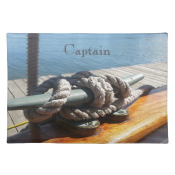 Boat Rope Nautical Placemat by TheSillyHippy at Zazzle