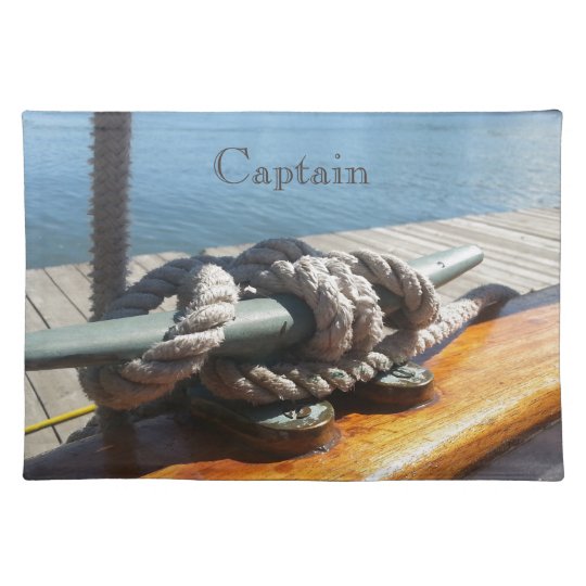 Boat rope nautical placemat
