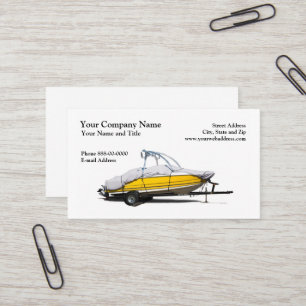 Boat Sales Dealer Business Card