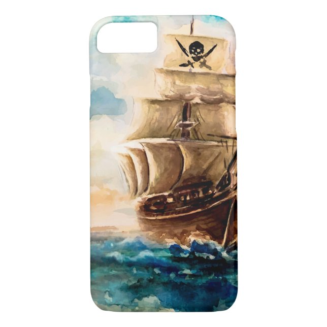Boat sea iPhone 8/7 Case (Back)