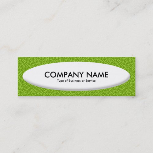 Boat Shape III _ Random Spots _ Shades of Green Mini Business Card