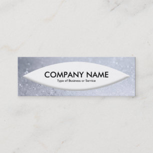 Boat Shape - Soap Bubbles Mini Business Card