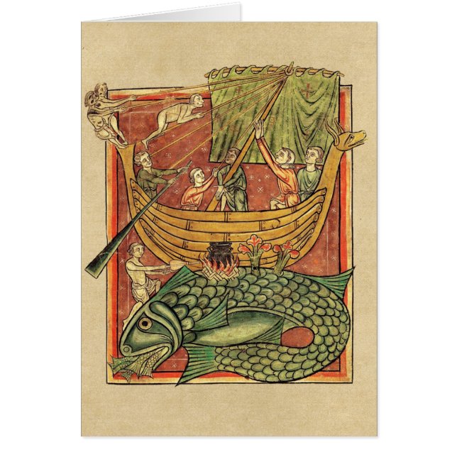Boat Shipwrecked on a Whale Cards (Front)