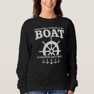 Boat sports boat sailing boat motor boat captain sweatshirt