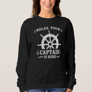 Boat sports boat sailing boat motor boat captain sweatshirt