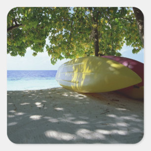 Boat Square Sticker
