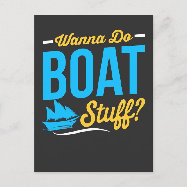 Boat Stuff Postcard (Front)
