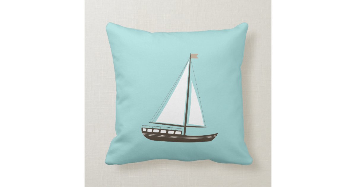 Boat Throw Pillow