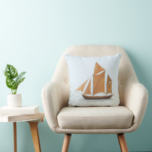 Boat Throw Pillow