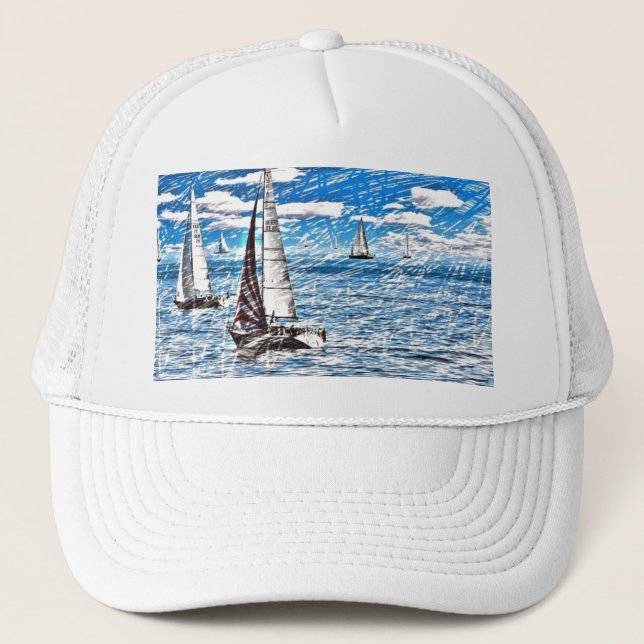 Boat Trucker Hat (Front)
