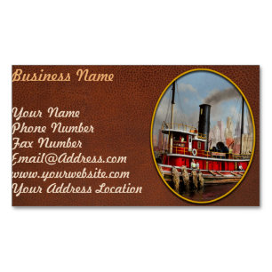 Boat - Tugboat - The Watuppa 1935 Business Card Magnet