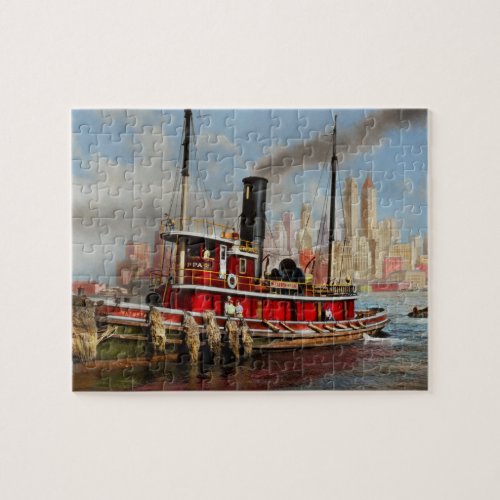 Boat _ Tugboat _ The Watuppa 1935 Jigsaw Puzzle