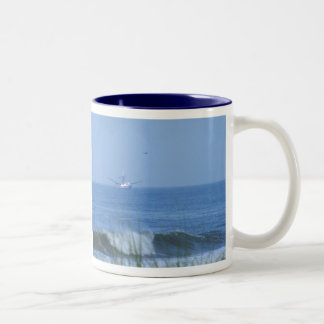 Boat Two-Tone Coffee Mug