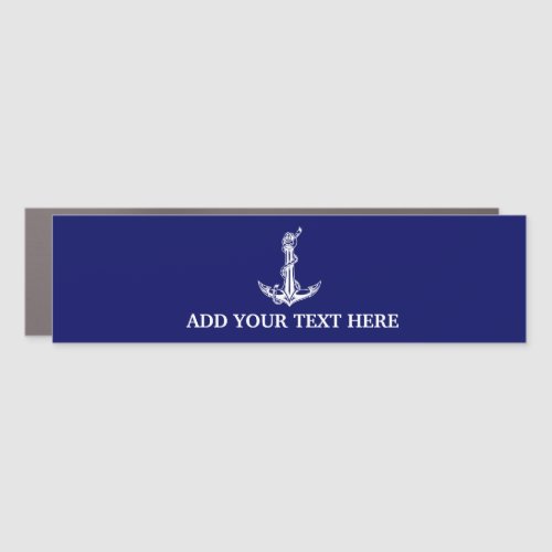 Boat Vintage Nautical Anchor Rope Car Magnet