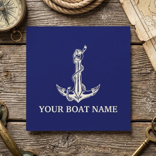 Boat Vintage Nautical Anchor Rope Cloth Napkin