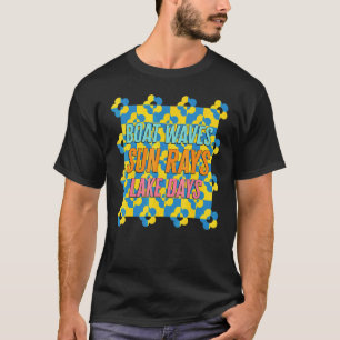 Boat Waves Sun Rays Lake Days Lake Life Trip Summe T-Shirt