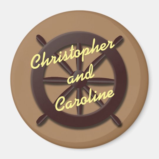 Boat Wheel Stateroom Door Marker