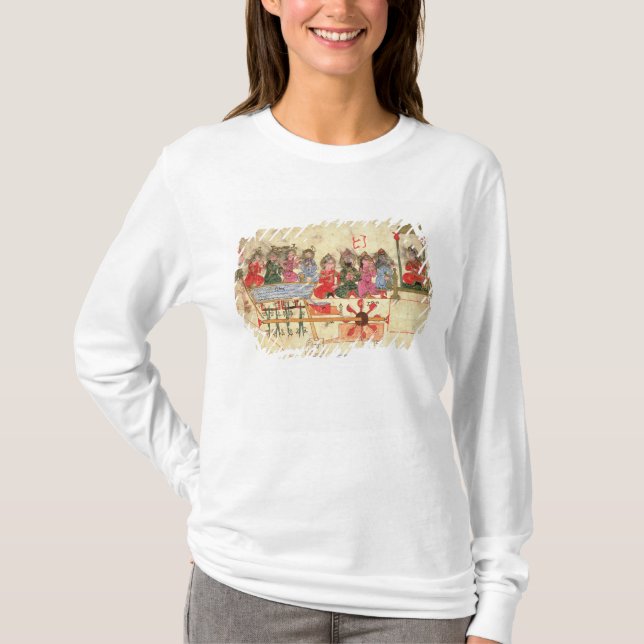 Boat with Automata, illustration T-Shirt (Front)