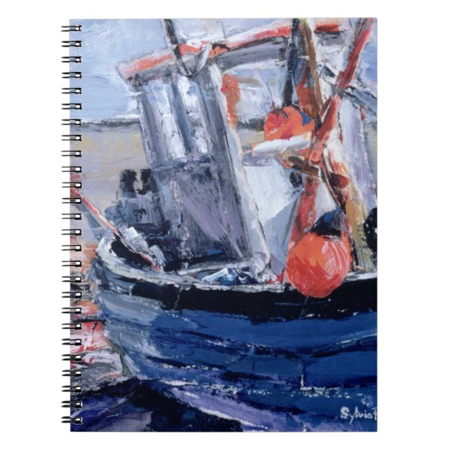 Boat with Red Buoy Notebook (Front)