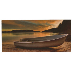 Boat Wood Flash Drive