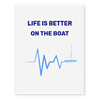 Boat | wooden Boat | sailor Temporary Tattoos
