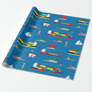 Boat Wrapping paper