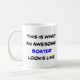 boater, awesome coffee mug