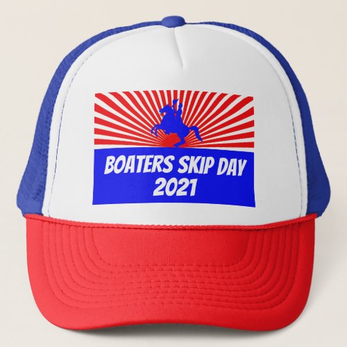 Boaters Skip Day 2021 Bayard Point Sandbar Trucker Hat