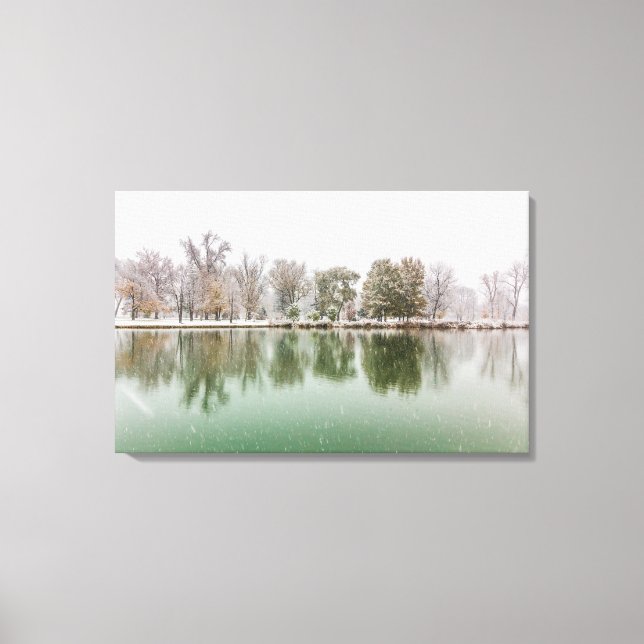 Boathouse, Forest Park Canvas Print (Front)