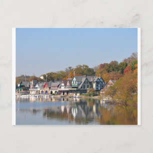 Boathouse Row Philadelphia Postcard