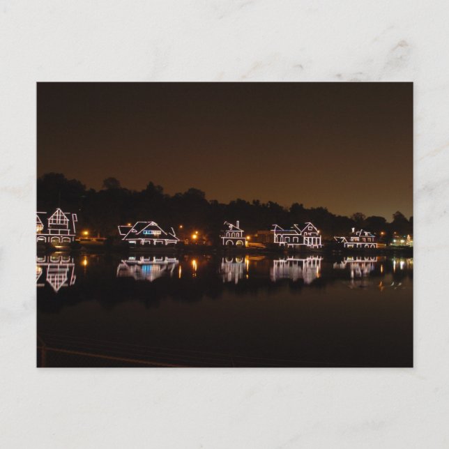 Boathouse Row Postcard (Front)