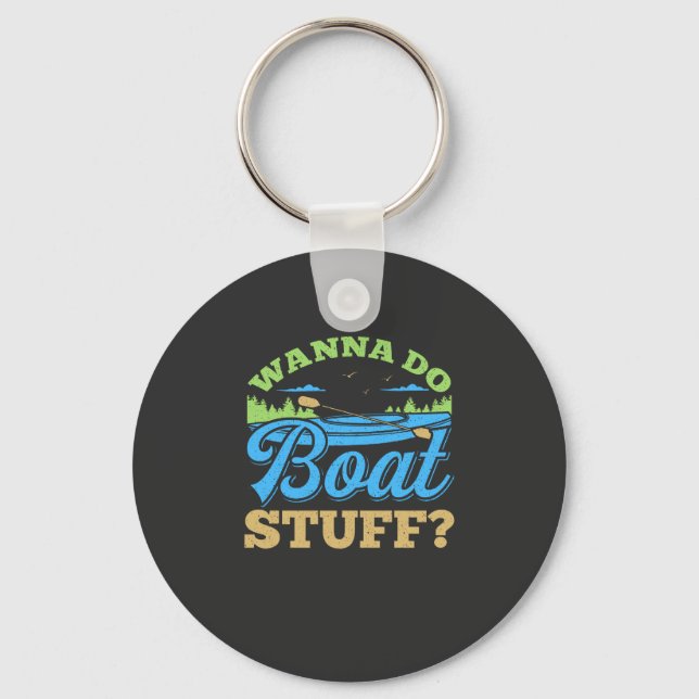 Boating - Boat Stuff Keychain (Front)