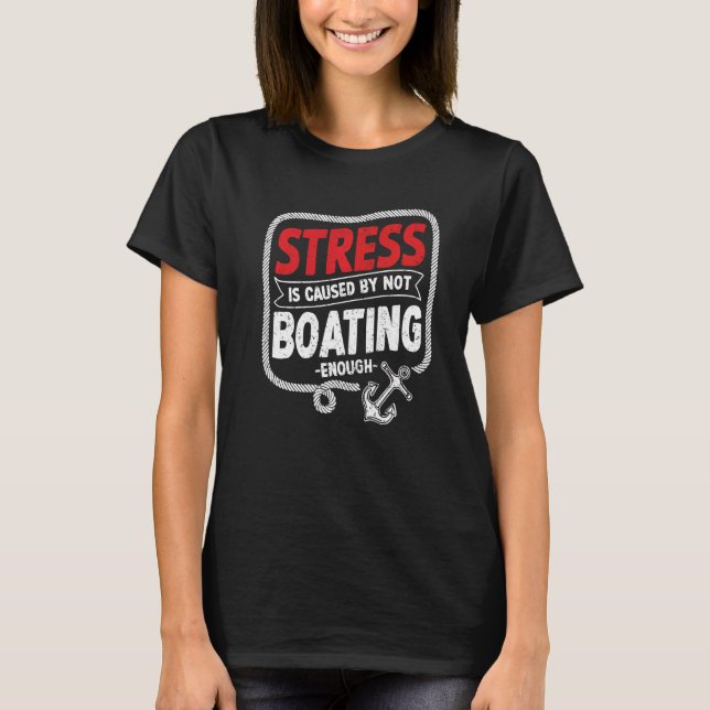 Boating Boat T-Shirt (Front)