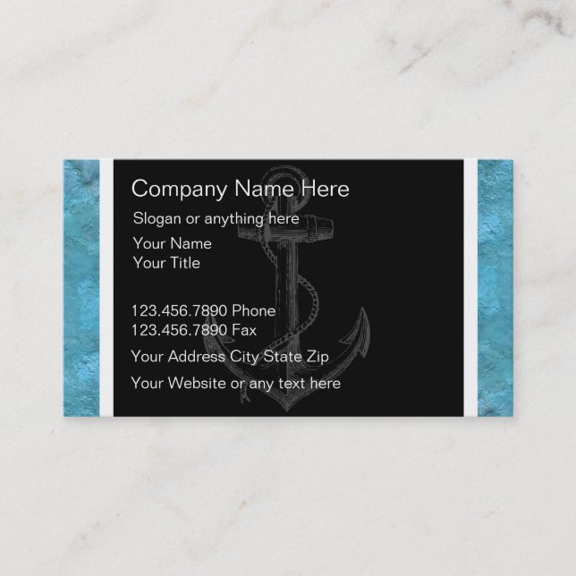 Boating Business Card (Front)