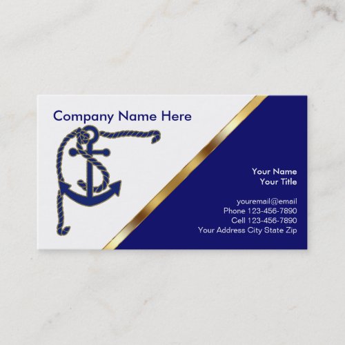 Boating Business Cards