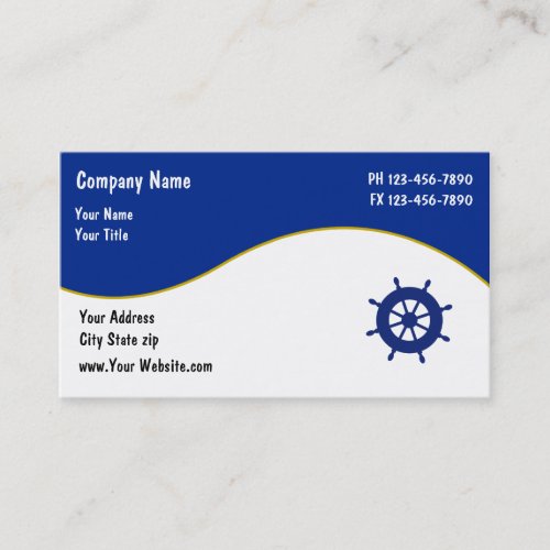 Boating Business Cards