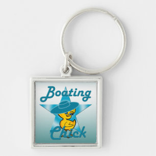 Boating Chick #7 Keychain