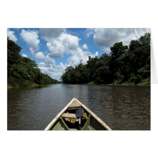 Boating down the Amazon (Front Horizontal)