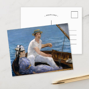 Boating Édouard Manet Postcard
