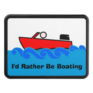 Boating Enthusiast Trailer Hitch cover