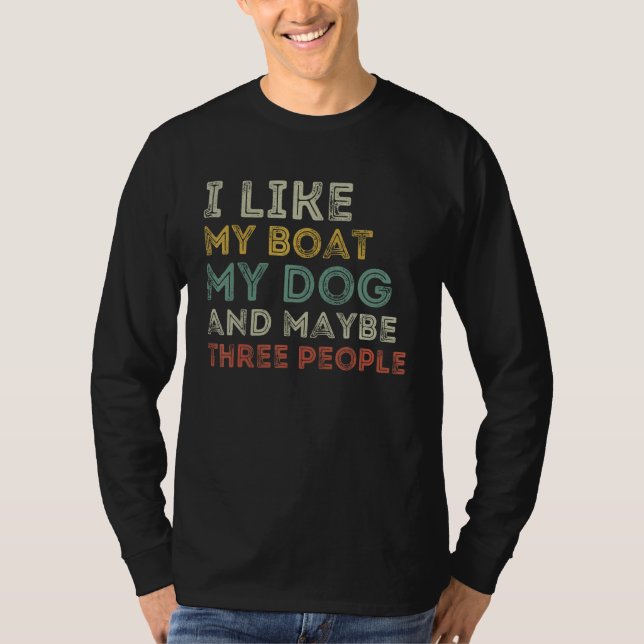 Boating  For Men Women Boaters Boat Owner T-Shirt (Front)